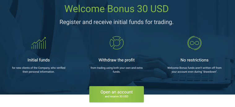 RoboForex 30 usd bonus